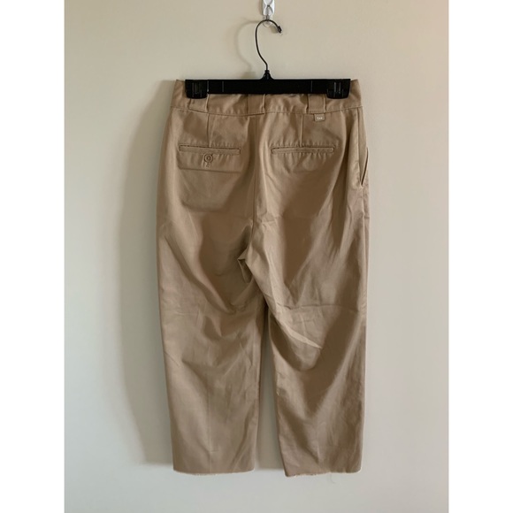 Aritzia TNA The Skater Pant Tan Wide Leg Raw Hem Pant Size 4 - Picture 8 of 11